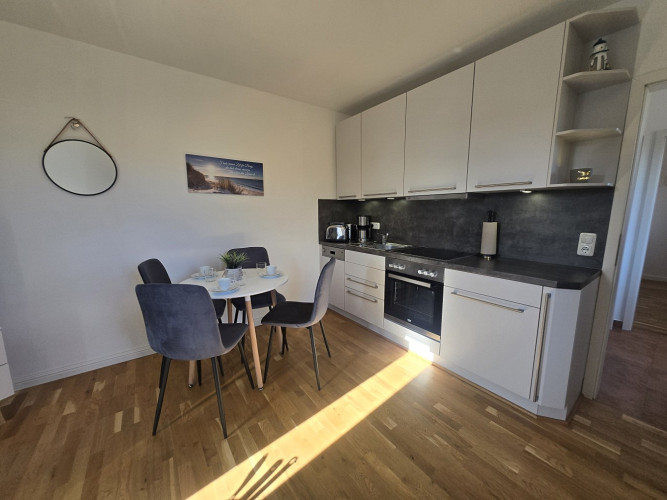 Wohnzimmer mit Küchenzeile